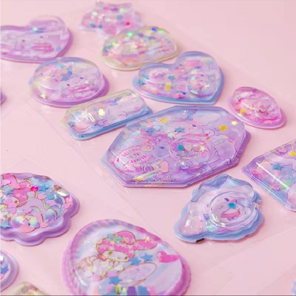 SANRIO HELLO KITTY PUFF STICKER PACKS - Picture 2 of 6